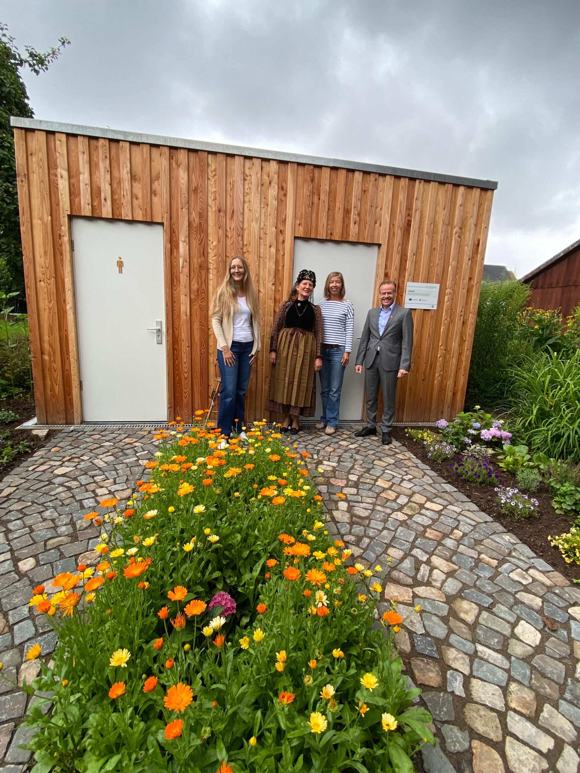 Barrierefreier Toilettencontainer am „Hus in Dieke“ in Schwiegershausen